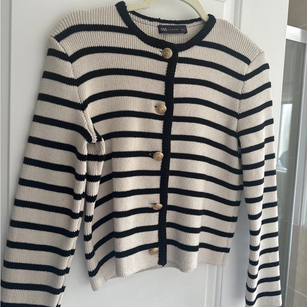 Striped Black and White Sweater